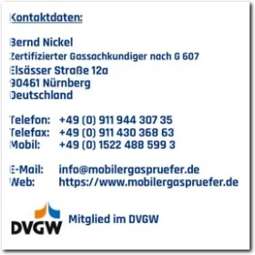 Kontagz zum Gaspüfer